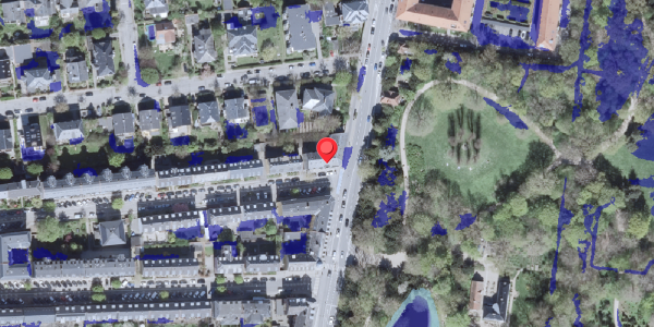 Ekstrem regn på Mathildevej 2, 2000 Frederiksberg