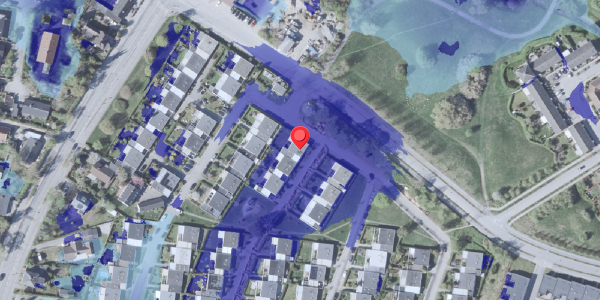 Ekstrem regn på MacGregor Alle 2, 2750 Ballerup
