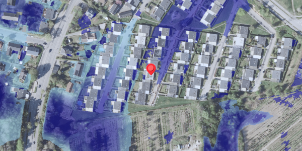 Ekstrem regn på MacGregor Alle 16, 2750 Ballerup