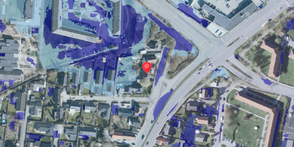 Ekstrem regn på Vestermarken 2A, 2750 Ballerup