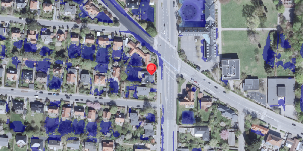 Ekstrem regn på Bernstorffsvej 33, 2900 Hellerup