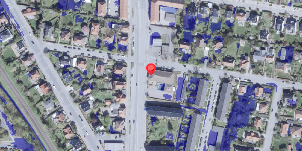 Ekstrem regn på Bernstorffsvej 154, 2900 Hellerup