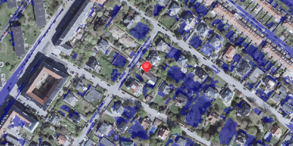 Ekstrem regn på Edlevej 8A, 2900 Hellerup