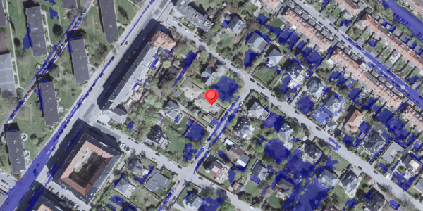 Ekstrem regn på Edlevej 11A, 2900 Hellerup