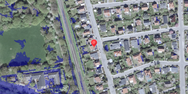 Ekstrem regn på Ellemosevej 13, 2900 Hellerup