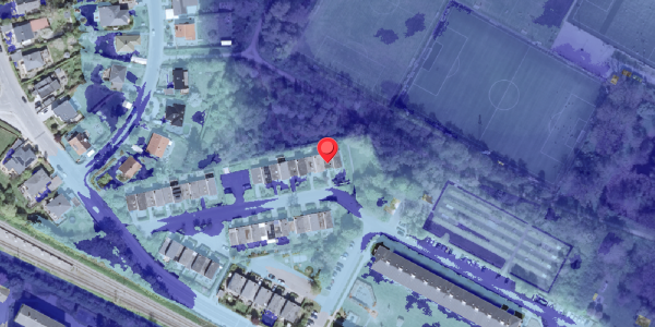 Ekstrem regn på Ericastien 2, 2820 Gentofte