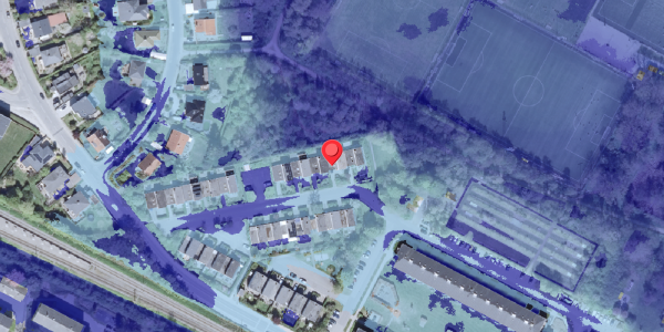 Ekstrem regn på Ericastien 4, 2820 Gentofte