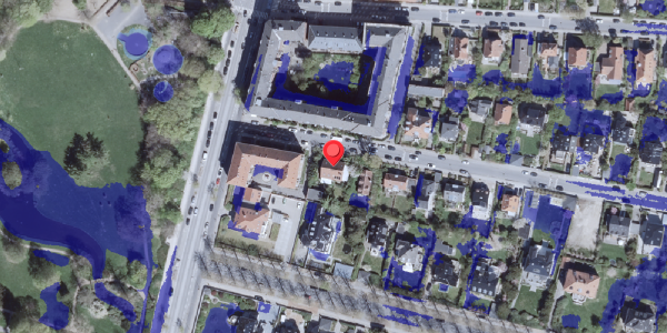 Ekstrem regn på Gardes Alle 8, 2900 Hellerup