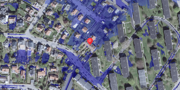 Ekstrem regn på Phistersvej 2C, 2900 Hellerup
