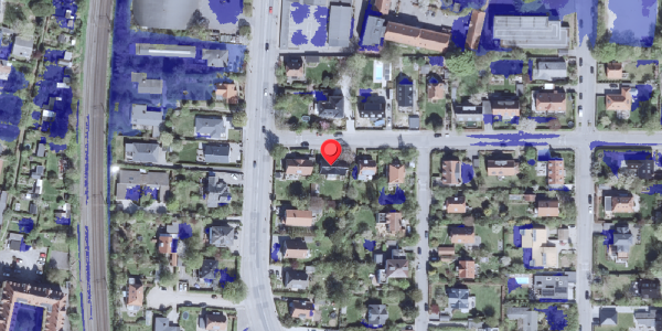 Ekstrem regn på Vingårds Alle 4, 2900 Hellerup