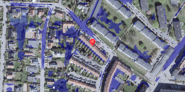 Ekstrem regn på Vingårds Alle 56, . , 2900 Hellerup