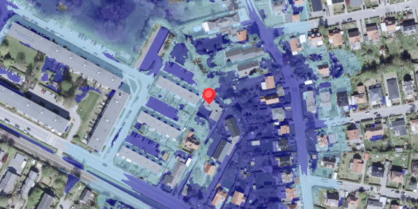 Ekstrem regn på Ericavej 42, 2820 Gentofte