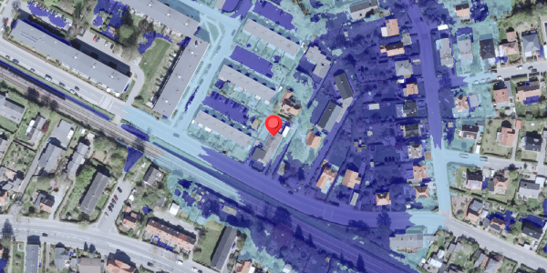 Ekstrem regn på Ericavej 46A, 2820 Gentofte