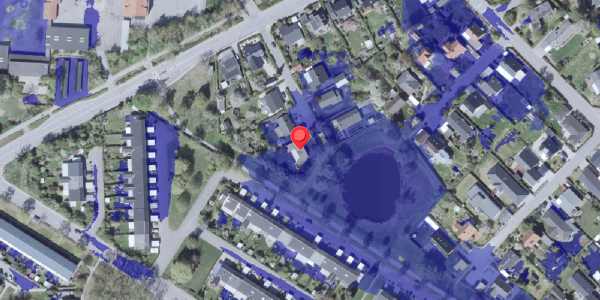 Ekstrem regn på Borgerdiget 100, 2730 Herlev