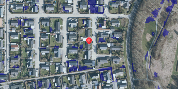 Ekstrem regn på Hovmarken 21, 2640 Hedehusene