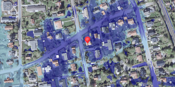Ekstrem regn på Krogvej 21, 2830 Virum