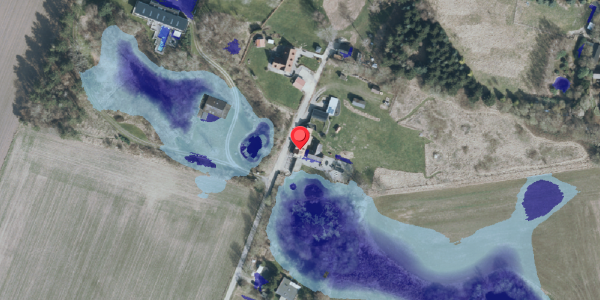 Ekstrem regn på Toftevej 63, 3250 Gilleleje