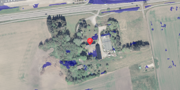 Ekstrem regn på Amtsvejen 156, 3390 Hundested