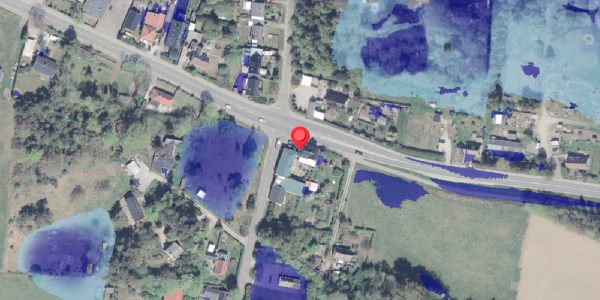 Ekstrem regn på Amtsvejen 218, . , 3390 Hundested