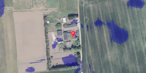 Ekstrem regn på Amtsvejen 325, 3390 Hundested