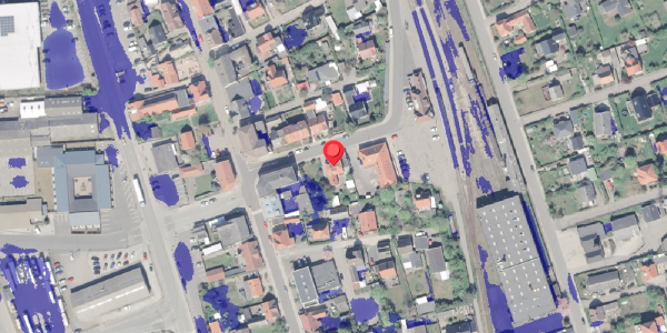 Ekstrem regn på Jernbanegade 4, 3390 Hundested