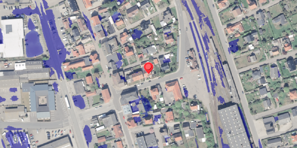 Ekstrem regn på Jernbanegade 5, 3390 Hundested