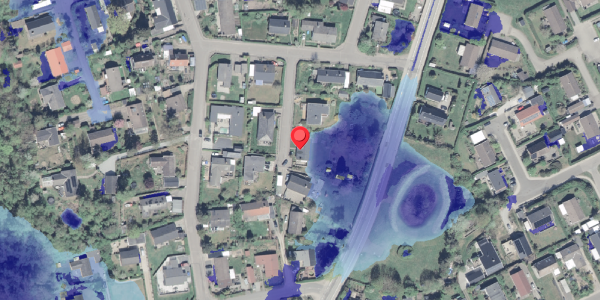 Ekstrem regn på Skovmarken 7, 3390 Hundested