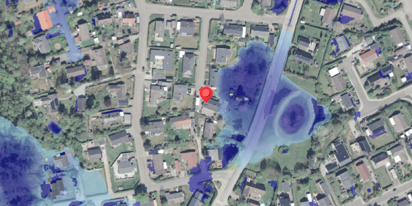 Ekstrem regn på Skovmarken 9, 3390 Hundested