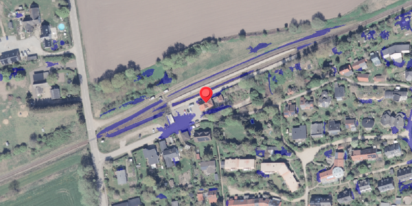 Ekstrem regn på Stationsvej 1, 3390 Hundested