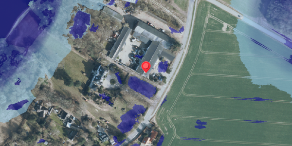 Ekstrem regn på Lystrupvej 49, 3550 Slangerup