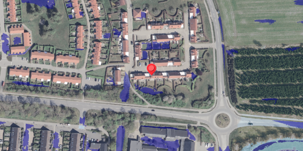 Ekstrem regn på Markskellet 13, 4040 Jyllinge