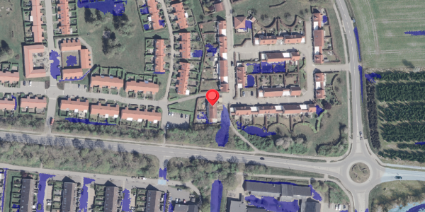 Ekstrem regn på Markskellet 21, 4040 Jyllinge