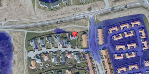 Ekstrem regn på Bygmarken 2, 4140 Borup