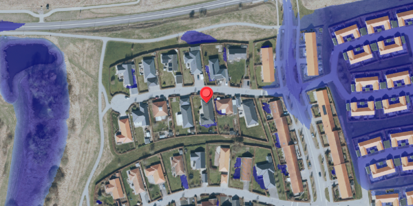 Ekstrem regn på Bygmarken 5, 4140 Borup