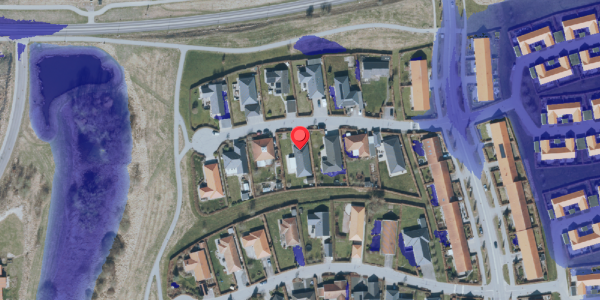 Ekstrem regn på Bygmarken 7, 4140 Borup