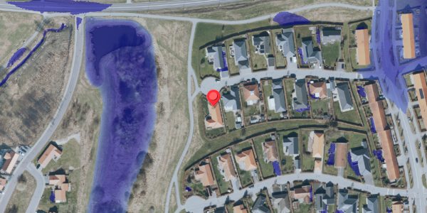 Ekstrem regn på Bygmarken 13, 4140 Borup