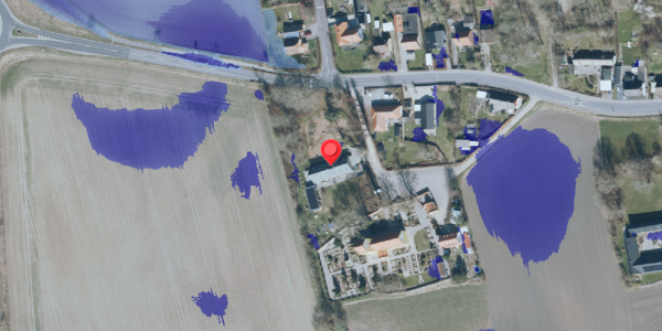 Ekstrem regn på Dalbyvej 2A, 4140 Borup