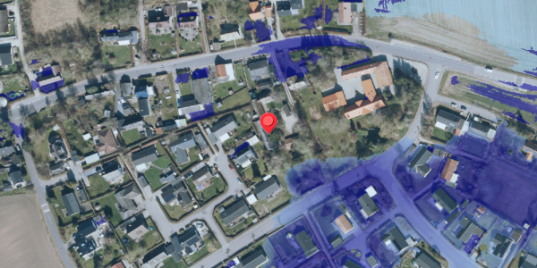Ekstrem regn på Dalbyvej 34A, 4140 Borup