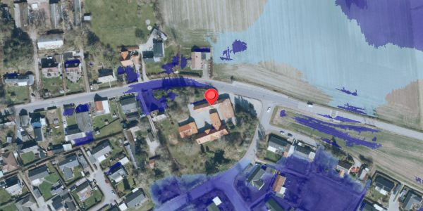 Ekstrem regn på Dalbyvej 38, 4140 Borup