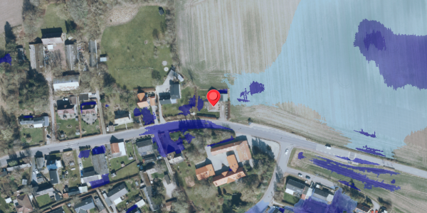 Ekstrem regn på Dalbyvej 41, 4140 Borup