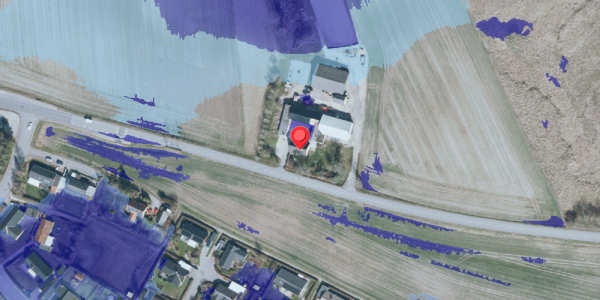 Ekstrem regn på Dalbyvej 43, 4140 Borup