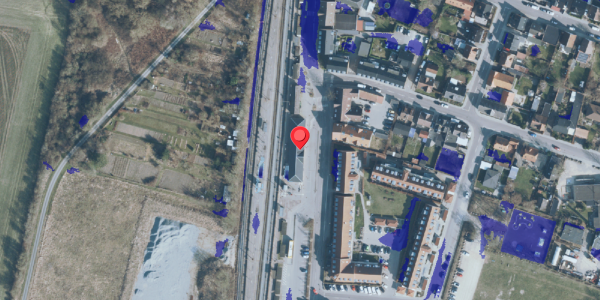 Ekstrem regn på Hovedgaden 15, 4140 Borup