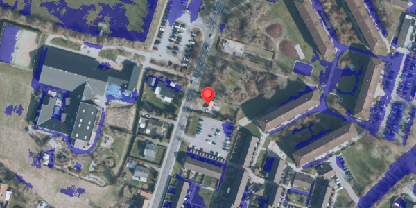 Ekstrem regn på Hovedgaden 76, . , 4140 Borup