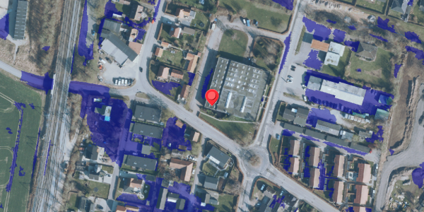 Ekstrem regn på Kimmerslevvej 3, 4140 Borup