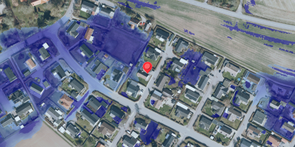 Ekstrem regn på Klempegårdsvej 13, 4140 Borup