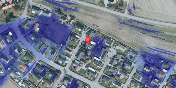 Ekstrem regn på Klempegårdsvej 21, 4140 Borup