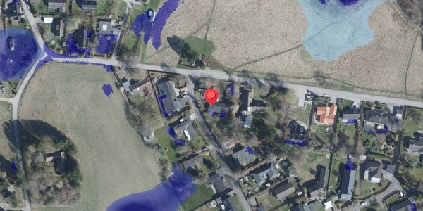 Ekstrem regn på Krogvej 1, 4140 Borup