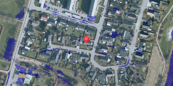 Ekstrem regn på Krotoften 14, 4140 Borup