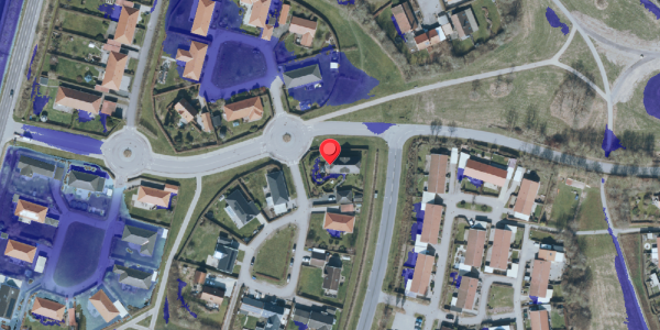 Ekstrem regn på Neergaardparken 1, 4140 Borup