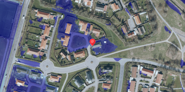 Ekstrem regn på Neergaardparken 2, 4140 Borup
